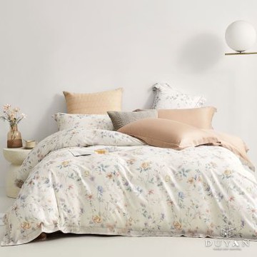 【DUYAN 竹漾】60支萊賽爾天絲雙人加大床包被套四件組 / 緋語花夢 台灣製