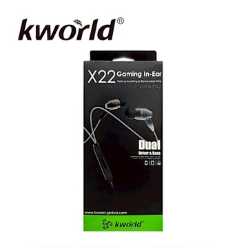 Kworld 廣寰 入耳式電競耳麥 X22
