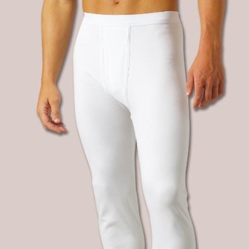YG排汗保暖長褲-白