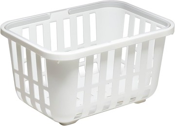 【晨光】日本 SANADA精工 附提把收納籃 白色(023153)【現貨】