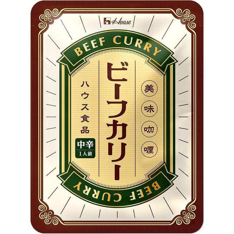 ハウス食品 ビーフカリー 中辛 200g ×10個