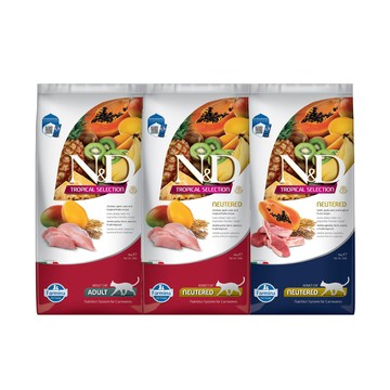 Farmina N&D 天然熱帶水果系列（FTC）貓用 10kg (貓飼料)