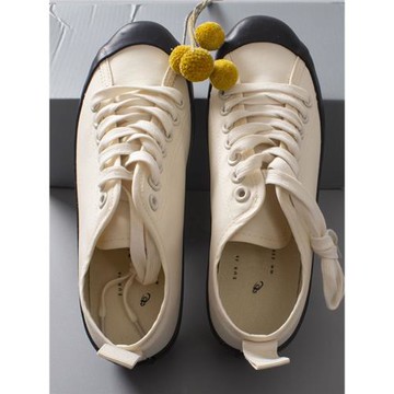 四季款日系純棉低幫帆布鞋經典休閑運動板鞋復古拼色百搭硫化鞋女