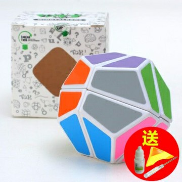包郵藍藍二階五魔方 異形2階12面體魔方兒童成人益智魔方玩具