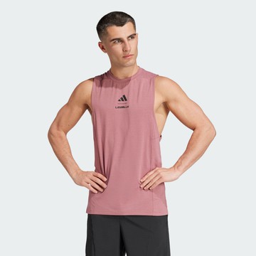 ADIDAS LES MILLS 男 運動背心 粉