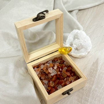 ❤️ 天然水晶 紅兔毛碎石 7-9 mm 水晶碎石 碎石 100g 行動力之石 提升氣場勇氣 自信與領導能量 天然紅髮晶