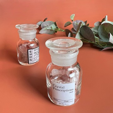 H h L【能量許願瓶】愛神降臨-粉 | 天然粉水晶 粉晶 草莓晶