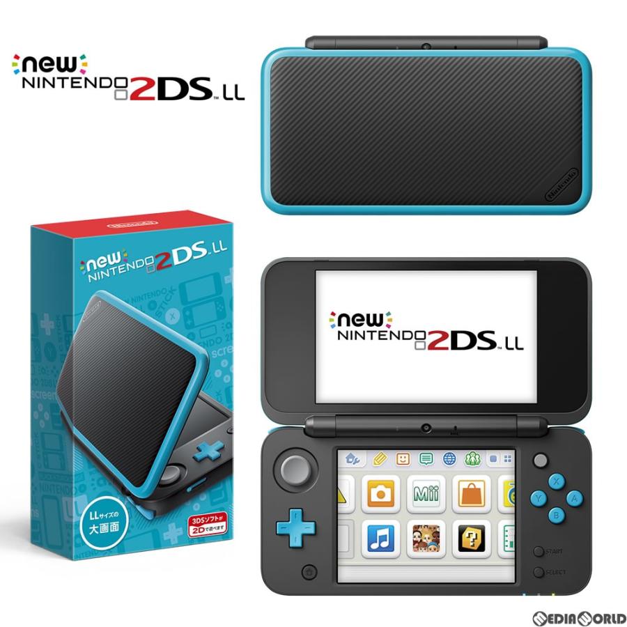 中古即納』{本体}{3DS} Newニンテンドー2DS LL ブラック×ターコイズ(JAN-S-BAAA)(20170713) |  LINEブランドカタログ