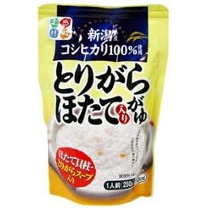 ヒカリ食品 こしひかり とりがら帆立がゆ 250gパウチ×24個入×(2ケース)