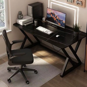 巖板桌面電競桌書桌辦公桌現代簡約兒童學習桌長方家用租房小戶型[DD100109]