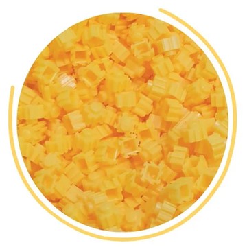 꾹꾹블럭 - 韓國咕咕拼豆補充包(400顆)-#10桔黃