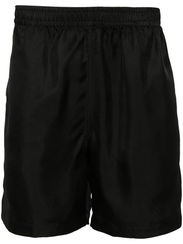 Sunflower - silk track shorts - men - Silk - M - Black