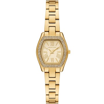 Michael Kors MK Chelsea 晶鑽酒桶型小錶徑女錶-金/25mm MK7618