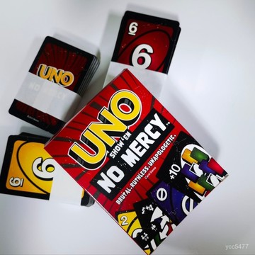 小包臺灣出貨🌟絶不留情版UNO紙牌168張桌遊派對聚會NO汗流浹背後網紅🌟