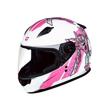 【SOL Helmets】GMAX 49Y 全罩式安全帽 (羅伯特_白/粉)