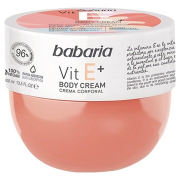 Babaria 維生素E+ 身體乳霜  400ml  1個