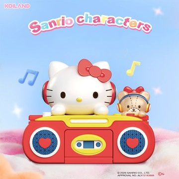 [ HeyCiao] 三麗鷗家族復古答錄機 盲盒 公仔（含鈕扣電池）