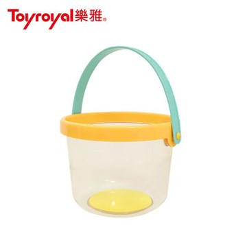 日本《樂雅 Toyroyal》繽紛系列-透明水桶