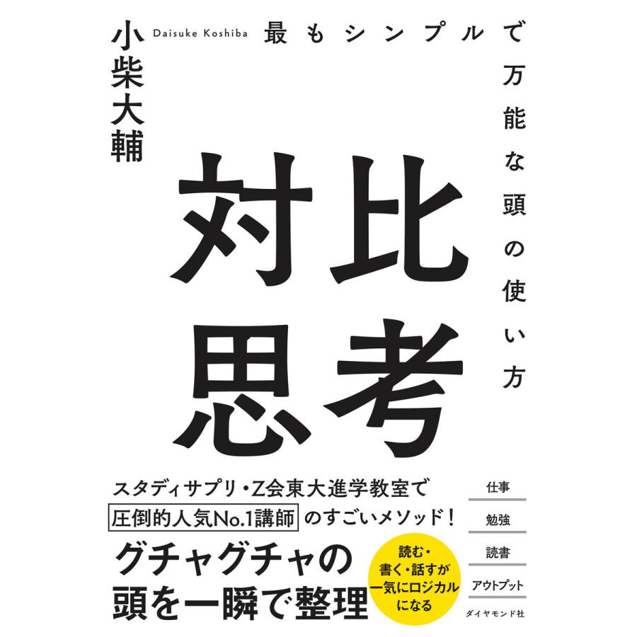 対比思考 最もシンプルで万能な頭の使い方