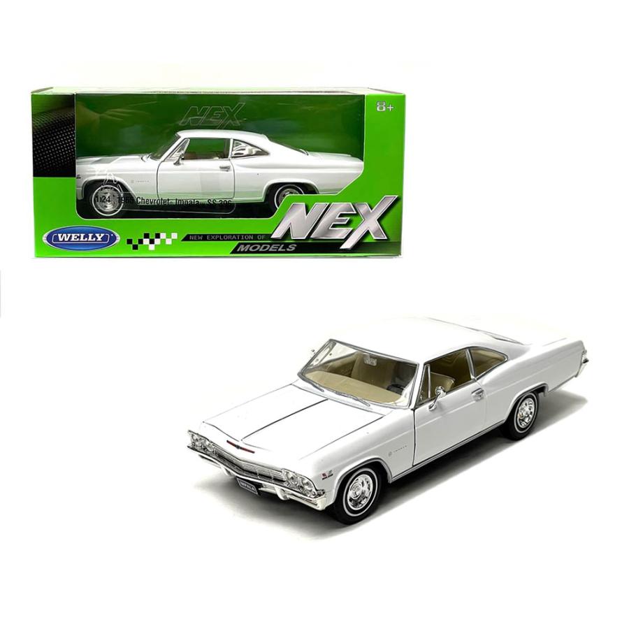 ミニカー 1/24 WELLY 1965 シボレー インパラ SS396 ノーマル仕様 白色 1965 Chevrolet Impala SS 396  限定予約商品 | LINEショッピング