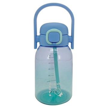 British Bear 英國熊 雙飲漸層運動水瓶  藍色  1個  700ml