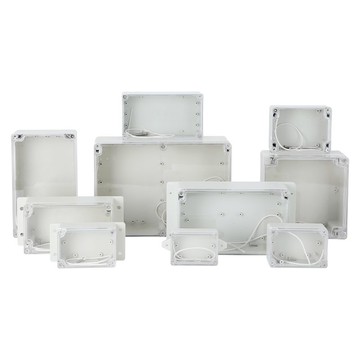 防水接線盒 透明蓋防水盒室內外監控密封盒按鈕盒儀錶外殼塑料abs防水接線盒