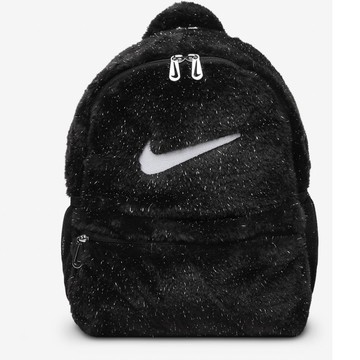 S.G Nike Faux Fur Backpack FZ1330-010 金蔥黑色毛背包 金蔥毛茸茸後背包 迷你小後背