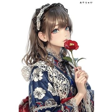 【9 月新作】07-144-0272 人物貼紙 幻想復古浪漫喫茶