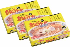 送料無料 喜多方ラーメン 5食ミックス 3箱セット 生麺、しょうゆスープ、みそスープ  福島 ご当地ラーメン 河京