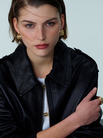 Triple Pipe Earrings (#5333)