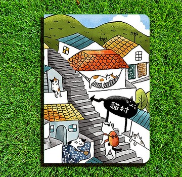 3貓小舖貓咪筆記本-侯硐貓村(插畫家:貓小姐)