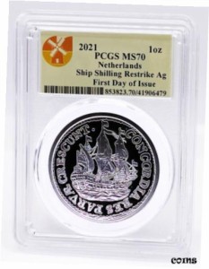 アンティークコイン コイン 金貨 銀貨 Netherlands Ship Shilling