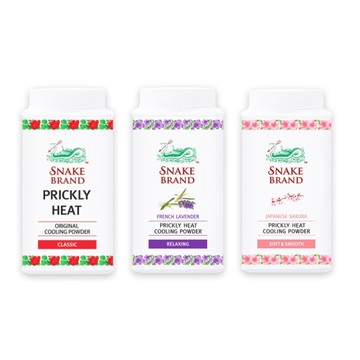 泰國蛇牌SNAKE BRAND 爽身粉(50g)-經典玫瑰/薰衣草香/櫻花香