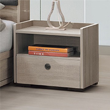 文創集 瑪菲瑞1.6尺單抽床頭櫃-47.5x40x43cm免組