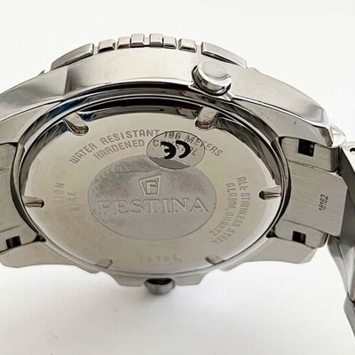 FESTINA フェスティナ クロノメーター クロノグラフ 腕時計 メンズ クォーツ OS80 中古 稼働品 | LINEブランドカタログ