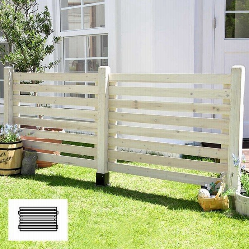 ボーダーフェンス 柵 Diy ウッドフェンス 木製 目隠し 玄関 庭 ガーデニング ポイント2倍 通販 Lineポイント最大get Lineショッピング