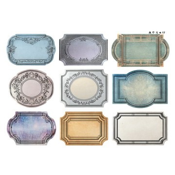 【9 月新品】20-147-0248 裁切紙 幻想復古浪漫喫茶