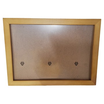 F&G 獎狀相片框 防水防塵  咖啡色  A4  1個