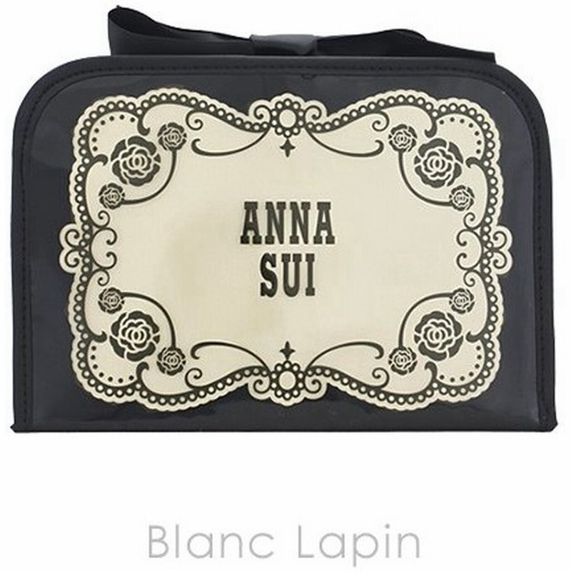 ノベルティ アナスイ Anna Sui クリアポーチ ブラック ゴールド 通販 Lineポイント最大0 5 Get Lineショッピング