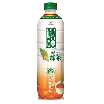 濃韻日式綠茶(無糖) 600ml