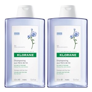 Klorane蔻蘿蘭澎鬆洗髮精(大瓶裝400ML) 2入合購 ｜全館滿$199免運