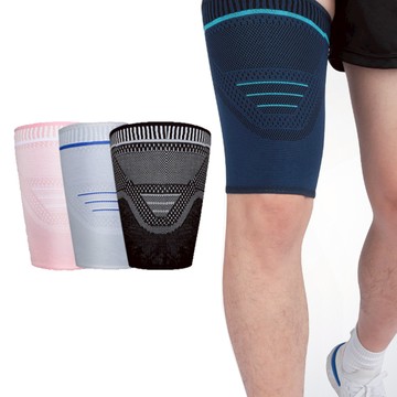 時尚運動束腿套-2入(輕薄舒適/梯度加壓/遠離拉傷SP6001)深藍色L號  2入  深藍色  L號