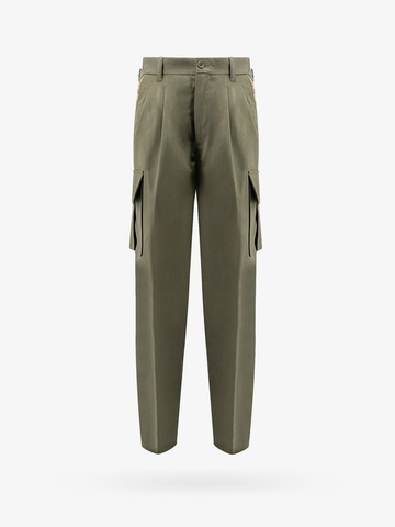 Cotton cargo trouser with gg fabric inserts - GUCCI - gender_Man