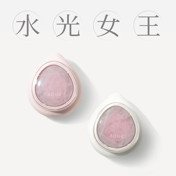 【限量福利品｜外盒瑕疵・不可退換】AQUA 水水蛋 - 玫瑰晶礦光面膜機白色