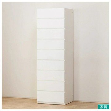 ◎高整理衣櫃 斗櫃 PORTE-D 60TC WH NITORI宜得利家居