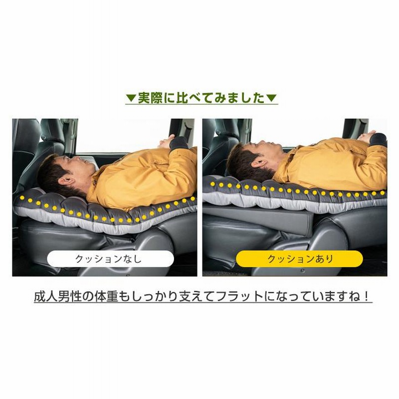 車内の段差を解消！》 キャストLA250S/260S 対応 シートフラットマット 段差解消クッション レザー 色移り防止 耐浸水 防水 車内 車中泊  安眠 | LINEショッピング - 寝袋、寝具