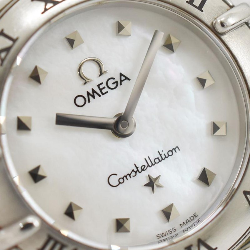 OMEGA オメガ コンステレーションミニ マイチョイス ホワイトシェル文字盤 レディース 腕時計 1561.71 QZ×SS 中古 送料無料 |  LINEブランドカタログ