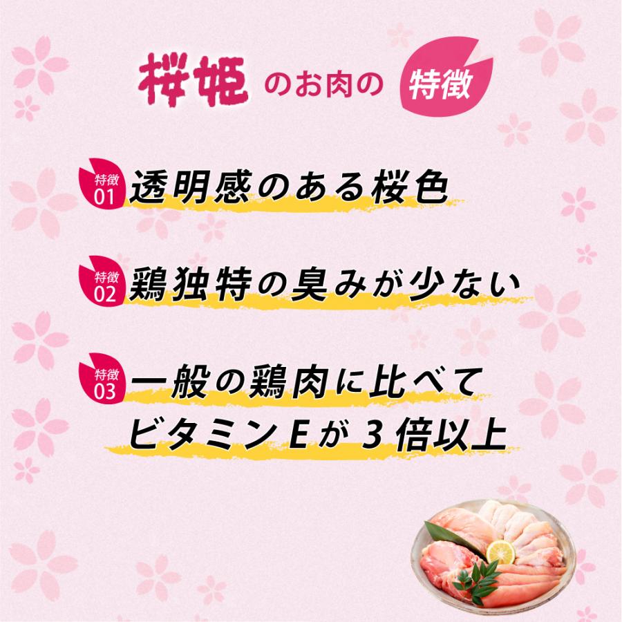 鶏肉 国産 もも ブランド鶏 プレゼント ギフト 取り寄せ 御祝 焼き鳥 桜姫 もも肉 500g