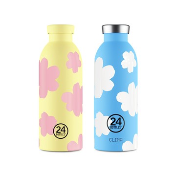 義大利 24Bottles 不鏽鋼雙層保溫瓶 500ml / 雲夢系列 - 雲朵朵