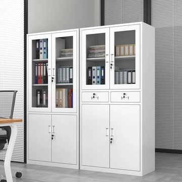 鋼制辦公室文件柜鐵皮柜子檔案柜資料柜財務憑證帶鎖儲物書柜/文件櫃/資料櫃/檔案櫃/辦公櫃/儲物櫃/收納櫃/置物櫃/更衣櫃/多層櫃/公文櫃